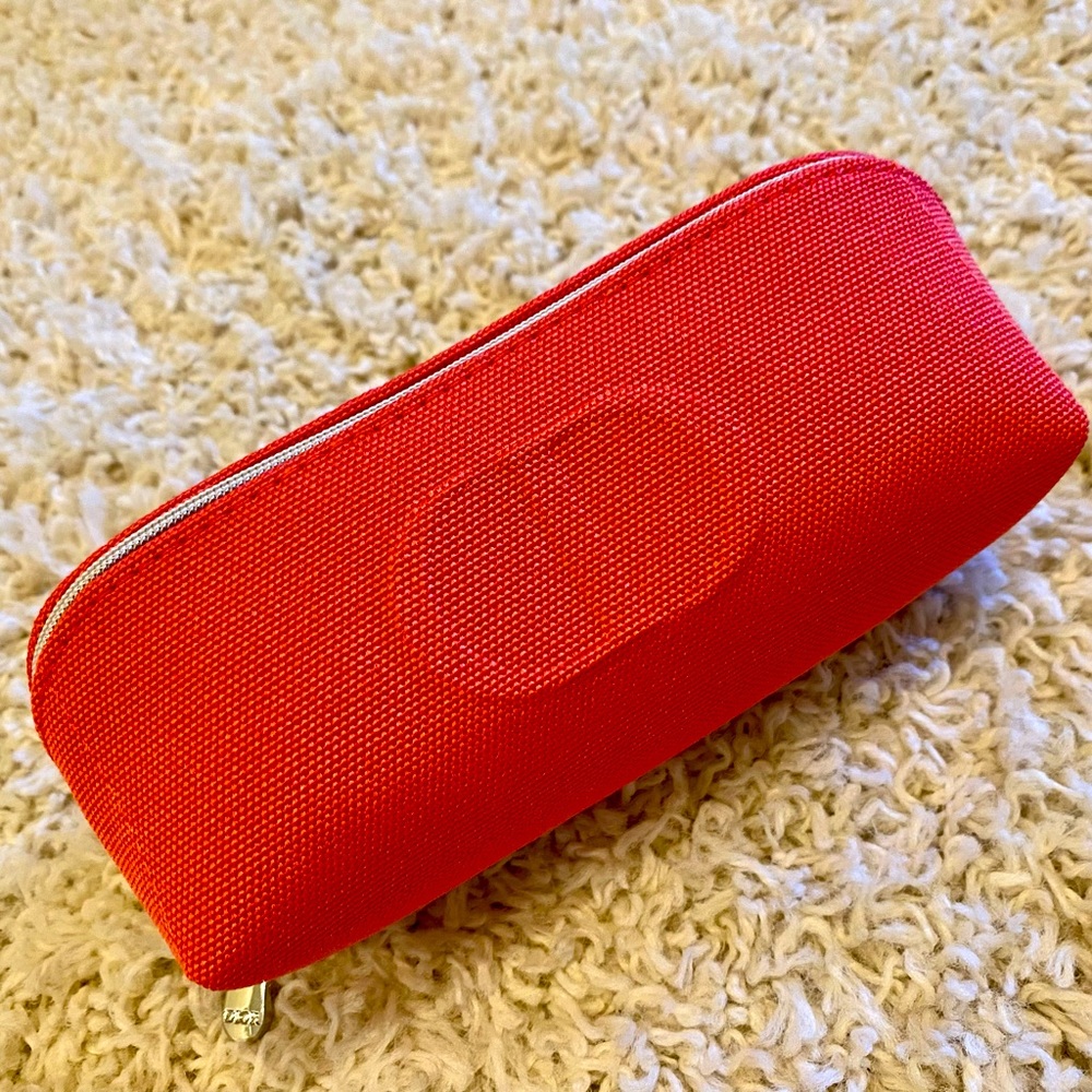 New Christian Dior Makeup Bag Pouch Full Zipper Glasses Case Wallet